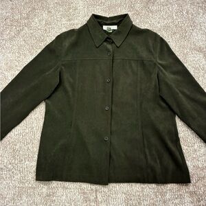 Norton McNaughton Forest Green Leather Jacket